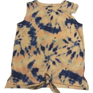 Children's Place tie-dye tank with knotted waist size medium 7/8